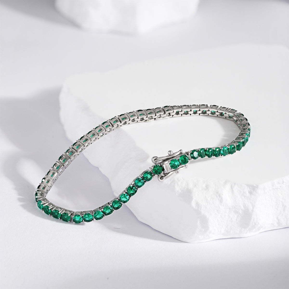 [Vivid Aurora]Radiant Colorful Round Cut Party Bracelet